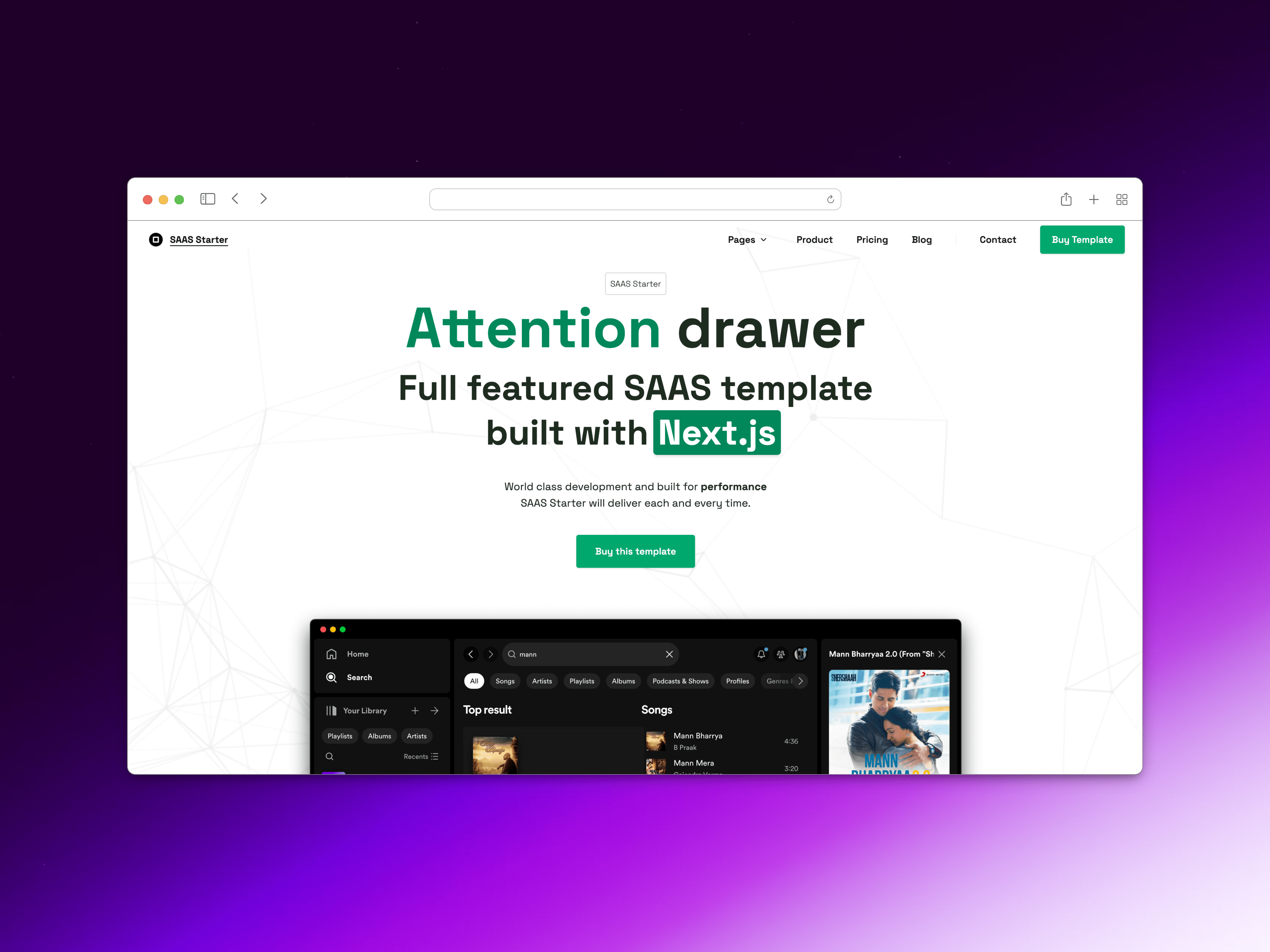 SAAS Starter Pro screenshot